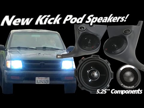 Doubling the Highs! New Kick Pod Speakers! Rockford Fosgate T2 5.25" Components + Q Logic