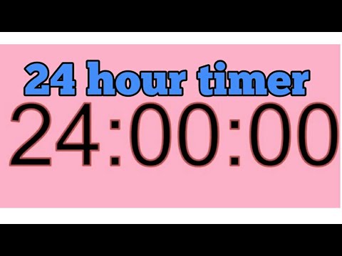 Play this video 24 Hour Timer 24 Hour Countdown 24 Stunden Countdown Timer 24h timer