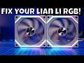 Lian Li RGB not working? Here's the fix for L-Connect (SL120, AL120, Infinity fans and more)