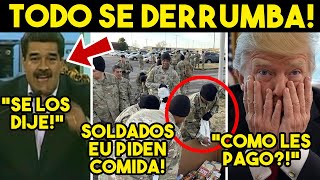 Caos Total Ejercito Eu Sin Lana, No Tienen Para Comer. Trump En Panico, Acepta Pacto. Hoy
