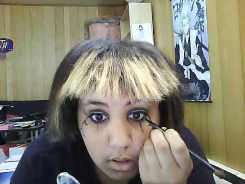 goth makeup tutorial. gothic inspired eccentric