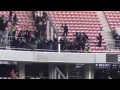 Violence and fighting supporters Nice Saint Etienne (Allianz Riviera)