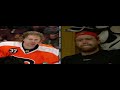 Jim Jackson says "Kathy's Mustache" during the Flyers game on CSNPhilly