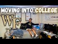 College Move In Day - Sophomore Year | Wake Forest University