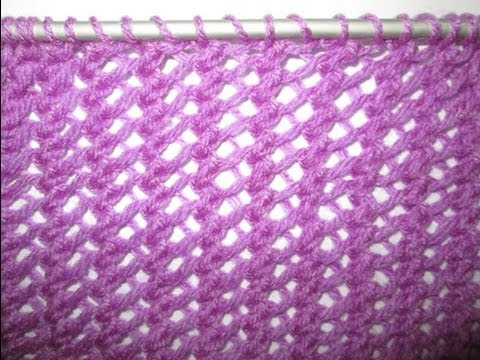 apprendre a tricoter le point de filet