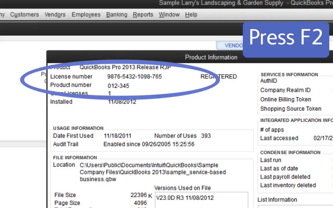 QuickBooks Plus 2005 9.0 serial key or number