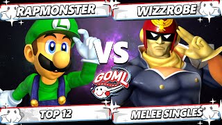 Goml 2025 - Rapmonster Luigi Vs. Wizzrobe Captain Falcon Smash Melee - Ssbm