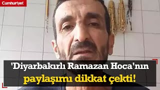Öldürülen Diyarbakırlı Ramazan Hocanın Haftalar Önceki Paylaşımı Dikkat Çekti