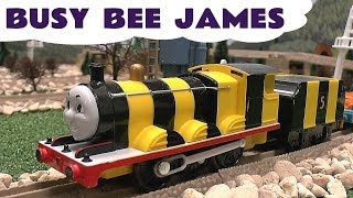 Thomas & Friends Busy Bee James For Trackmaster Toy Train Set