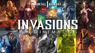 Mortal Kombat 1 Invasions - All Cutscenes & Extras 4K 60Fps