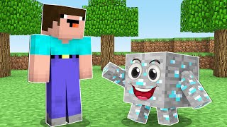Нуб Спасает Живой Алмазный Блок В Майнкрафт ! Нубик И Троллинг Ловушка В Minecraft
