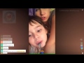 Видео Анфиса Чехова в Перископе с сыном Соломоном | Periscopers