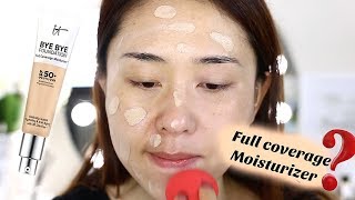 It Cosmetics Bye Bye Foundation Full Coverage Moisturizer Wear Test