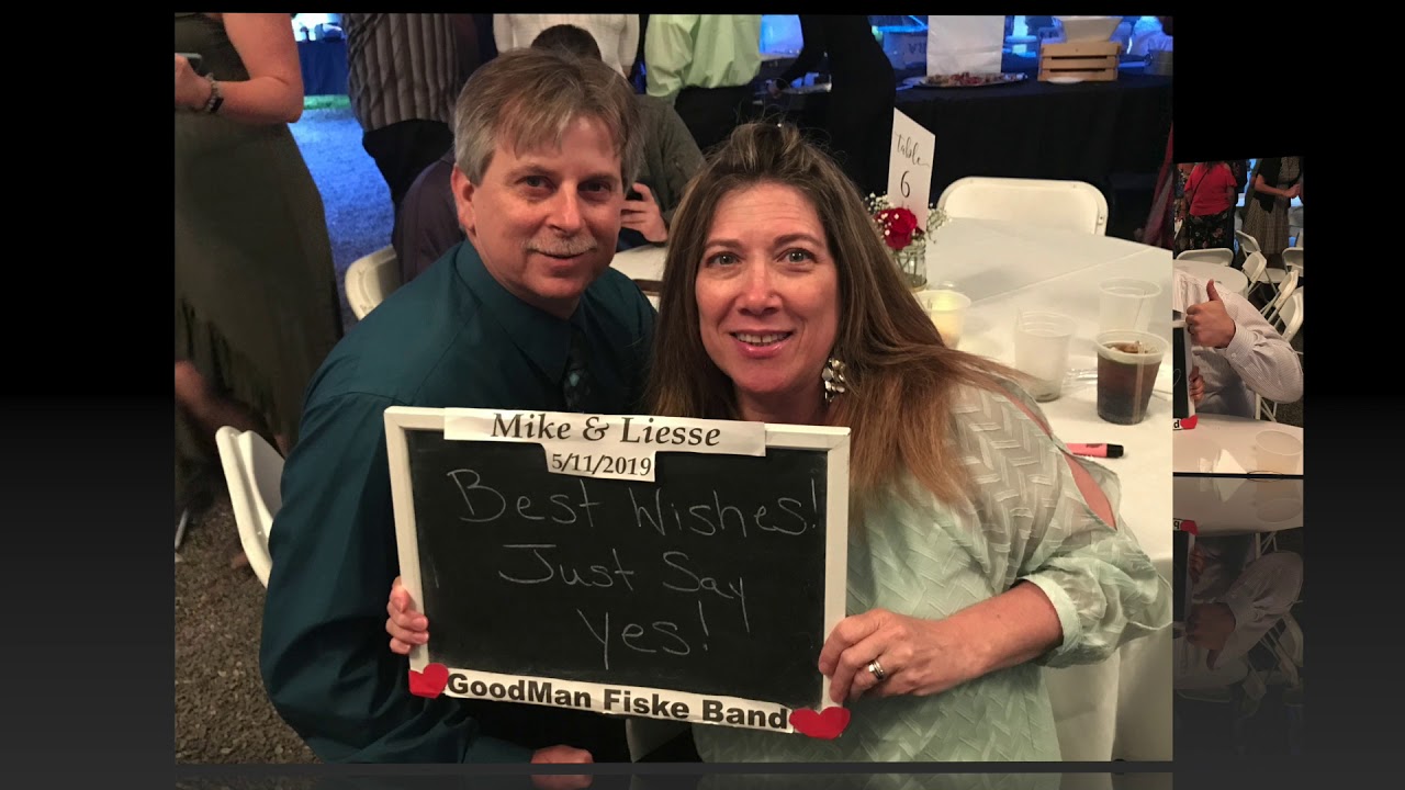 GoodMan Fiske -Mike and Liesse''s Chalkboard Wedding Slideshow 5-11-2019