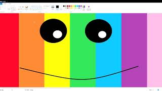 Nick Jr Face. Rainbow