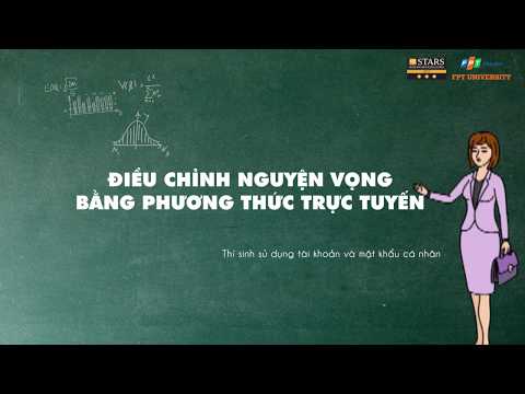 Hướng dẫn thay đổi nguyện vọng đăng ký xét tuyển 2019