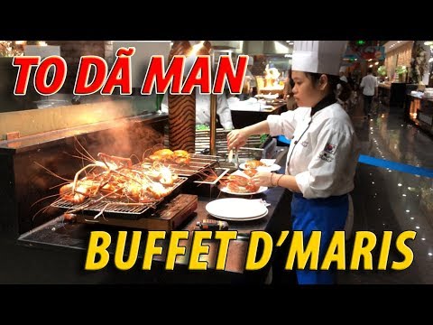 CHOÁNG NGỘP BUFFET D'MARIS cao cấp như 5 SAO - PHONG CÁCH HÀN TO CHƯA TỪNG THẤY I cuộc sống sài gòn