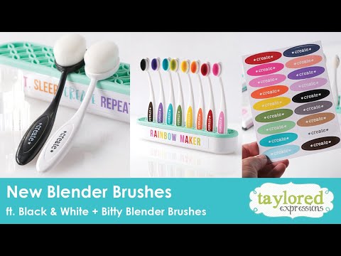 TE Black & White Blender Brushes TE Black & White Blender Brushes