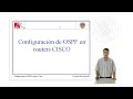 Configuración de OSPF en routers CISCO.© UPV