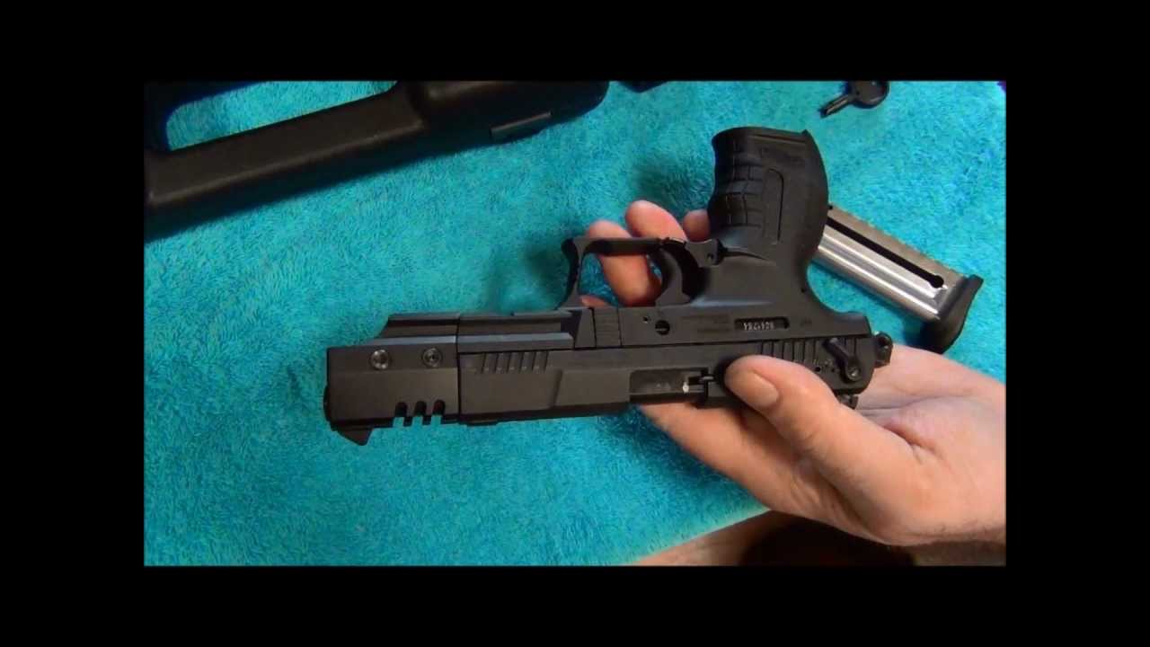 Walther P22 with 5 InchTarget Barrel YouTube