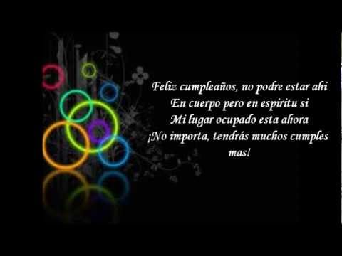 letras de feliz cumpleaños
