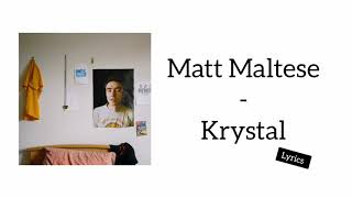 Watch Matt Maltese Krystal video
