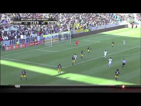 Beckham Goal Celebration on David Beckham Goal Againts Timbers  Galaxy Star Blasts Shot To Top