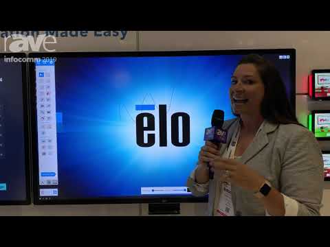 InfoComm 2019: Elo Intros 6553L 65″ Multi-Touch PCAP or IR Display for Collaboration