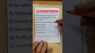 2023 Tari̇h Soru Çözümü