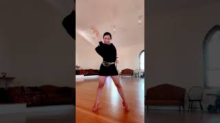 Girl Does Beautiful Solo Rumba