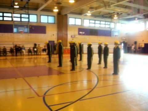 Curtis HS Unarmed Exhibition Drill Competition- First Place - C/ Lcdr Kelly 