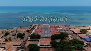 Tiruchendur Murugan Temple Drone View 2025 After Kumbabishekam 4K