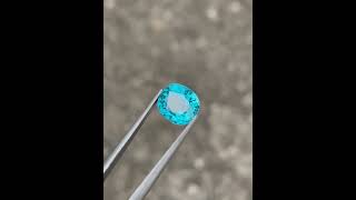 4.45 Carats Blue Zircon Stone Oval Cut Natural Cambodian Gemstone