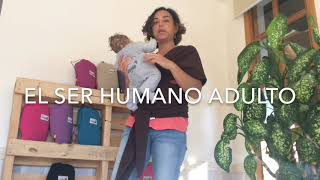 Kunga Portabebe Cargando Al Recién Nacido Porteo Se
