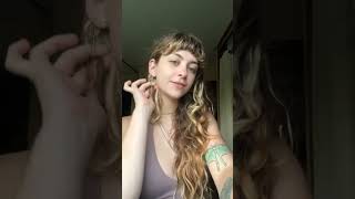Female Long Hairy Armpit