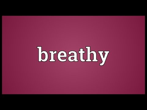 Header of breathy