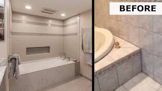 KLM Updates 3 Bathrooms for Customer | KLM Kitchens Baths Floors