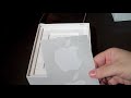 Unboxing the ipad