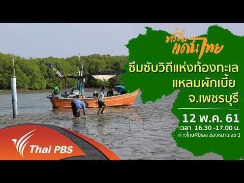 ทั่วถิ่นแดนไทย : ซึมซับวิถีแห่งท้องทะเล แหลมผักเบี้ย จ.เพชรบุรี (12 พ.ค. 61)
