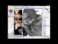 Anime / Manga Magician Couple (?) Painting on Paint Tool SAI