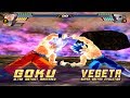 Goku Ultra Instinct and Vegeta SSGSSE Fusion | Gogeta Ultra Instinct | DBZ Tenkaichi 3 (MOD)