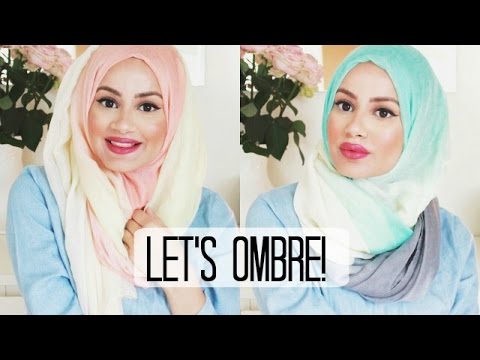 How to Rock Ombre Hijab in Summer! - YouTube