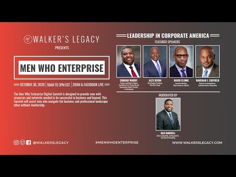 Men Who Enterprise Digital Summit: Leadership In Corporate America