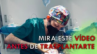 CIRUJANO CAPILAR te explica INSTRUCCIONES TRASPLANTE PELO