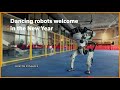 Dancing robots welcome in the New Year
