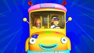 Roda No Ônibus Ônibus Rima Canções Para O Bebê Nursery Rhymes Kids Bus Wheels On The Bus