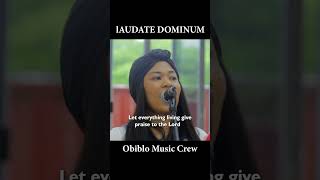 Laudate Dominum By Taize Live Rendition At M By Obiblo Music Rendition Catholic Latin Song