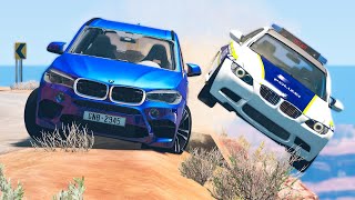 Cliff Drops Car Crashes #17 - BeamNG Drive | CRASHdriven