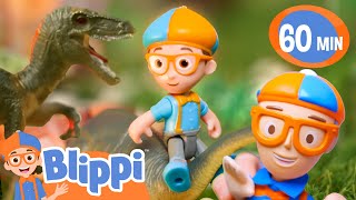 Dinosaur Park Toy Play Song | Blippi | Kids Adventure & Exploration Videos | Moonbug Kids