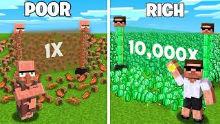 Carry And Durbin Poor Vs Rich Item Multiplier In Minecraft..